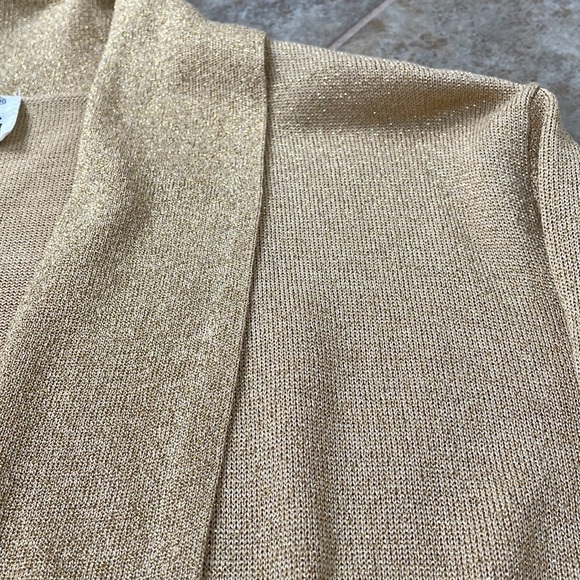 Anna Gray Gold Long Sleeve Cardigan - Picture 4 of 6